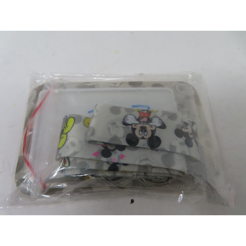 Disneyland Mickey Mouse New lilo Stitch Couples Lanyard Keys chain Credit Cards